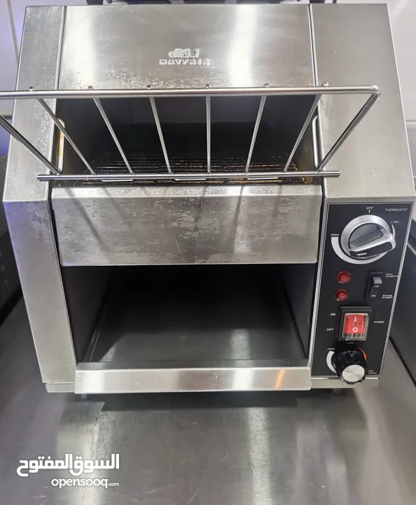 Mayfair brand, grill, fryer, bread toaster