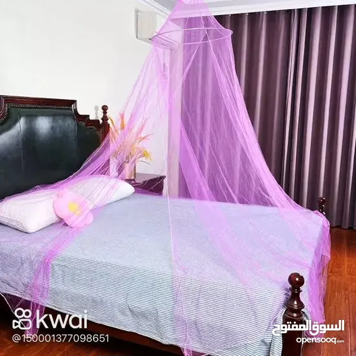11 ديتار ناموسية ديكور سرير غرفة نوم مزدوج او مفرد منع دخول الناموس و الحشرات بشكل نهائي و
