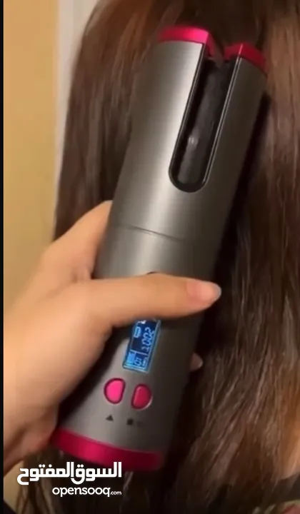 Automatic Cordless Auto Hair Curler and LCD Display with Accessories / Free Delivery