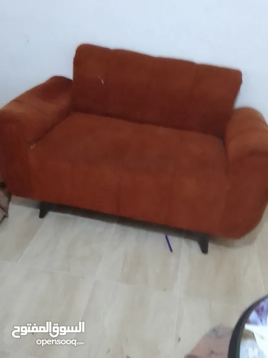طقم غرفه جلوس بحاله جيده للبيع
