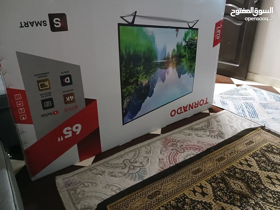 Tornado smart tv 65US1600E 65 inch  شاشة تونيدو  65 بوصة