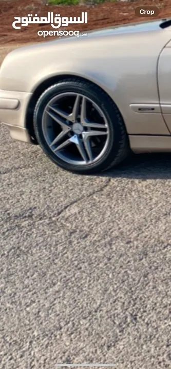 جنط 17 amg بدون شعور ولا كسور مع كوشوك ممتاز