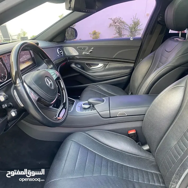 مرسيدس S500 موديل 2014 لون اسود محول 2020  بحالة ممتازة فل اوبشن وارد اليابان