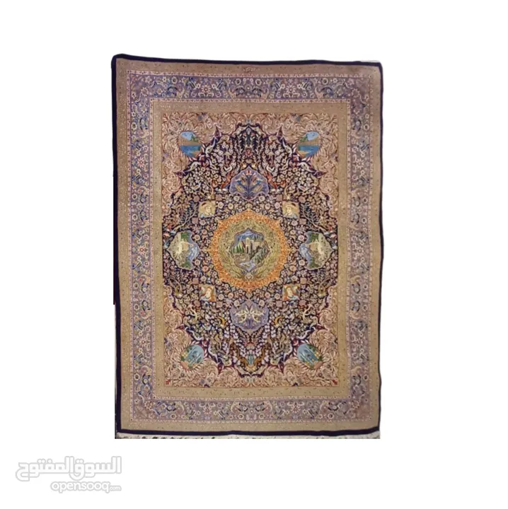 سجادة عتيقة و سجاد قديمة ایرانیة مصنوعة يدويا Antique and old Persian handmade carpet