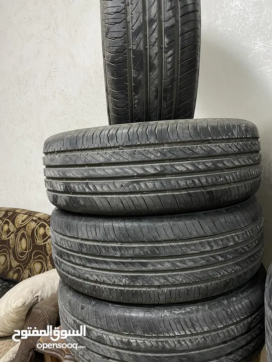 طقم 205/55/17 اخو الجديد