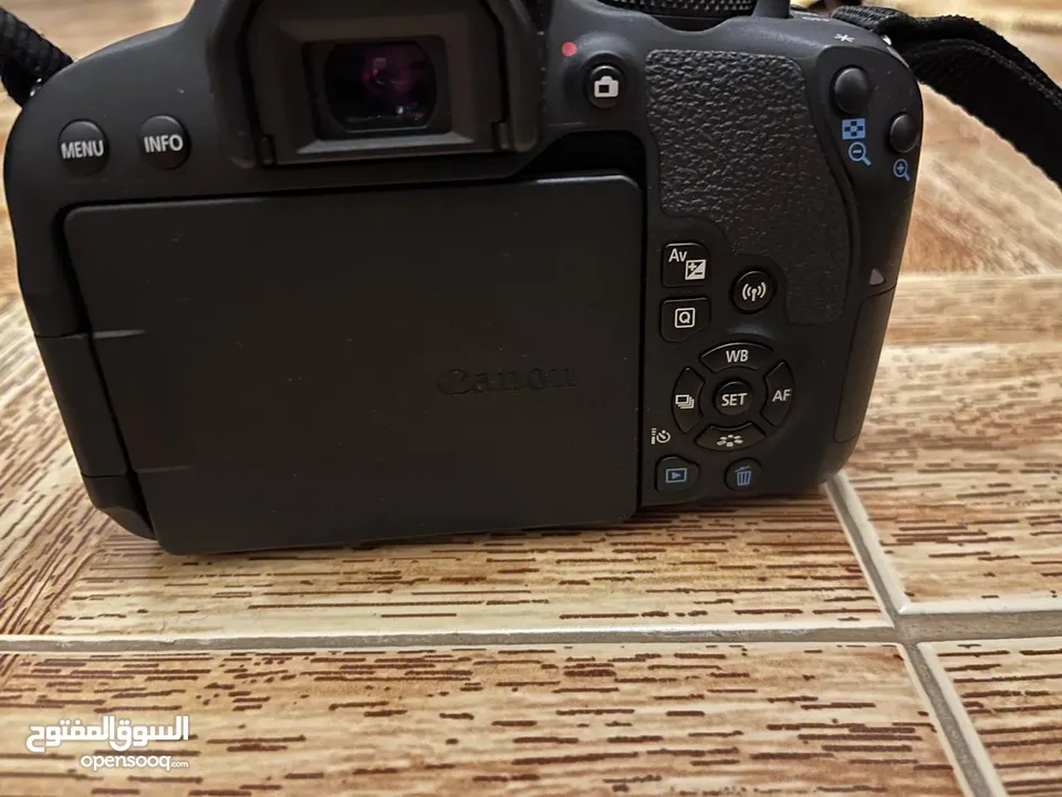 Canon EOS 800D w/ Kit Lens, 50mm f/1.8 Lens, Tripod, Battery & Charger, Laptop Cable, Backpack