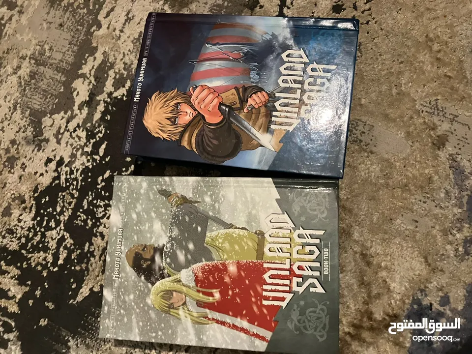 Vinland saga manga volume 1,2 مانجا فنلندا ساغا 1،2