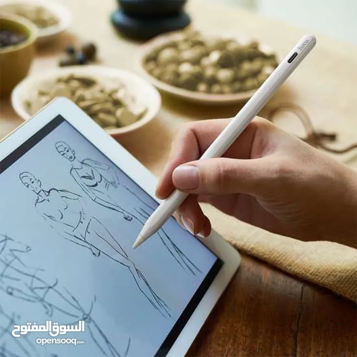 Hoco GM112 ( Like Apple Pencil ) قلم هوكو المطابق لمواصفات اقلام ايفون ( يدعم راحة اليد+ تشغيل مريح)