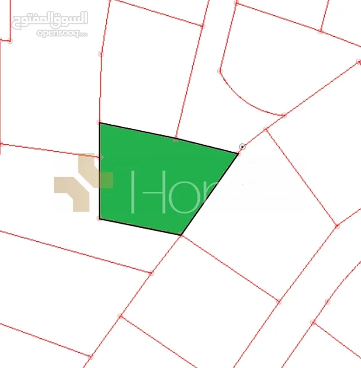ارض سكنية للبيع في دابوق بمساحة 856م