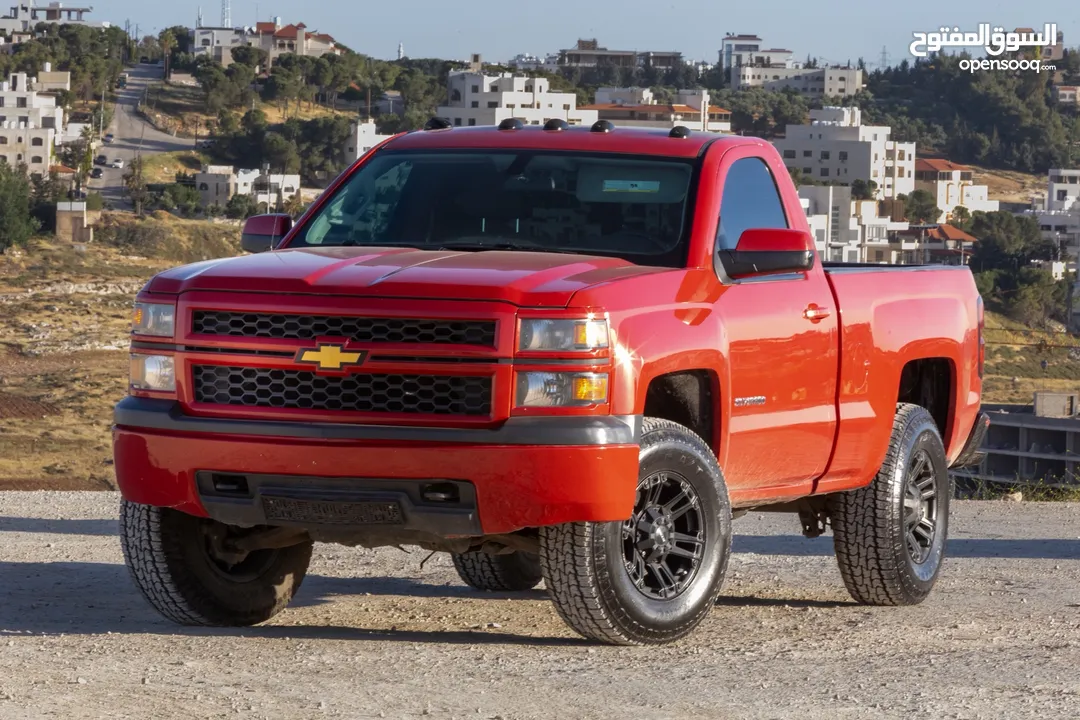 شيفروليه سلفرادو موديل 2015 غمارة بحالة ممتازة 4X4 فحص كامل Single Cav !!