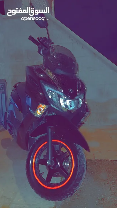 سوزوكي بيرجمان 125cc بحال الوكالة