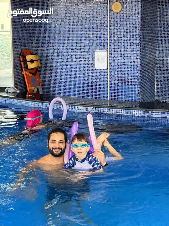 استمتع بتعلم السباحة  التدريب الخاص                               Enjoy learning swimming