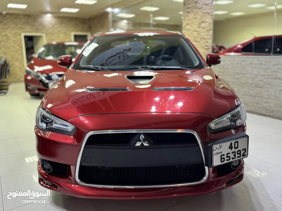 ميتسوبيشي لانسر موديل 2015 GT اصلي فحص كامل بحالة الوكاله فل كامل اعلى صنف من فئتها