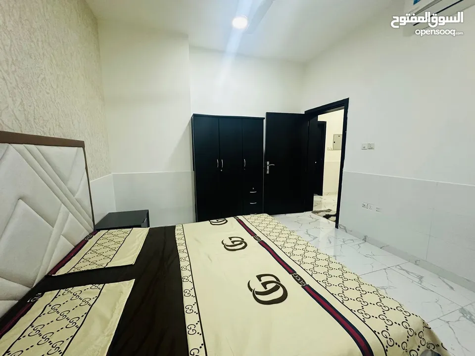 تاني ساكن شقة غرفة وصالة مفروشة بالكامل في عجمان منطقة الجرف