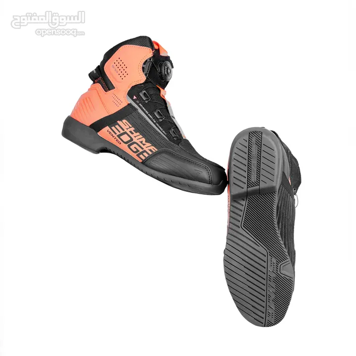 SHIMA Edge Vented Motorcycle Shoes for Men