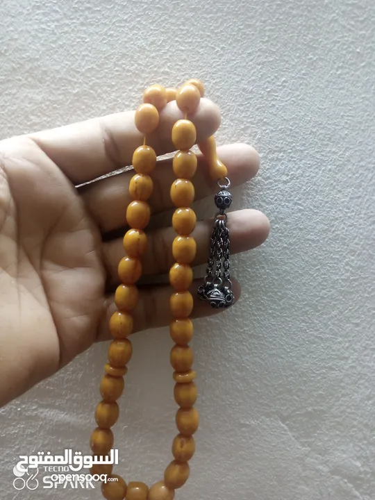 السلام عليكم مسبحه انتيك طرابلسي تراب كهرب  شرشوبه فضه
