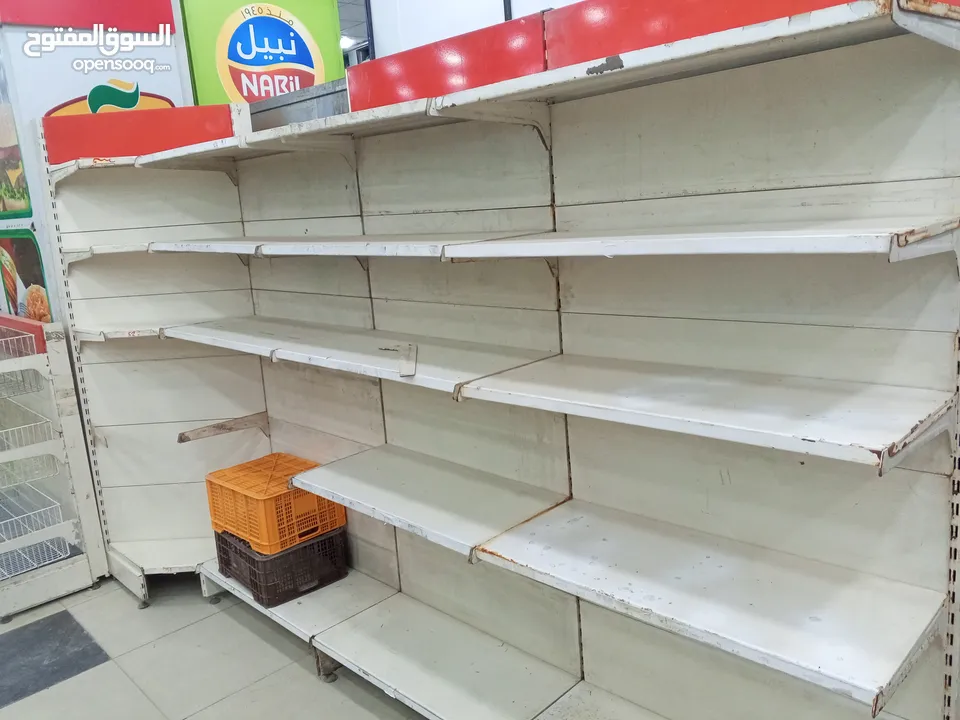 ارفف عابدين وارفف حديد لسوبر ماركت لمحلات تجاريه  وغرابيل محمص للبيع