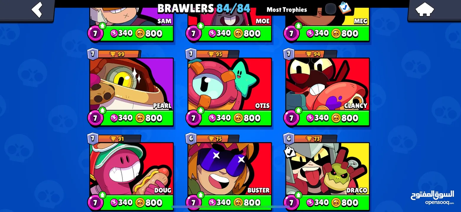 بيع حساب براول ستارز ~ Brawl stars