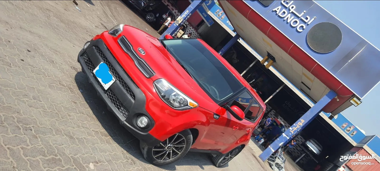 KIA soul 2019 for sale excellent  للبيع كيا سول 2019 بحالة ممتازة  1.6L 4 American Specs Red Color