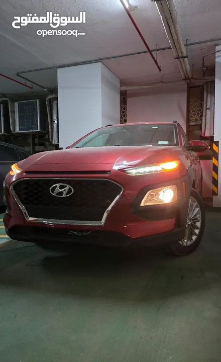 Hyundai Kona 2021  low mileag  قابل للتفاوض الموتر مفحوص وناجح