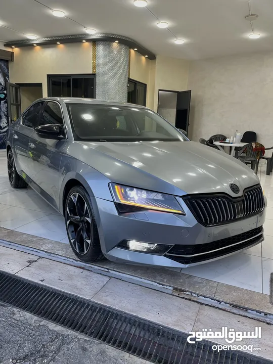 سعر حرررقŠkoda SuperB 2019 ديزل Full ترخيص وتأمين سنة فحص نخب