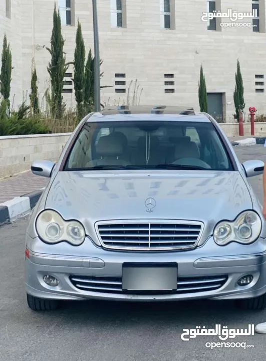 مرسيدس c200 كومبريسور 2006 بنزين سيارة صلاة النبي للبيع