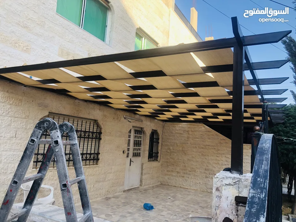 شوادر _ اشرعة _ مظلات _ مظلات قوسية _ سواتر جانبية _ شادر _ حدادة عامة _ حداد _ المنيوم _شماسي