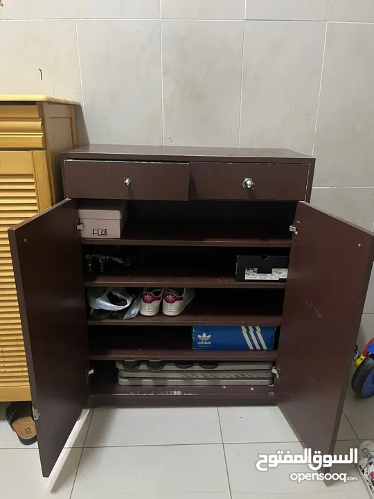 Shoes cabinet and side bed drawer