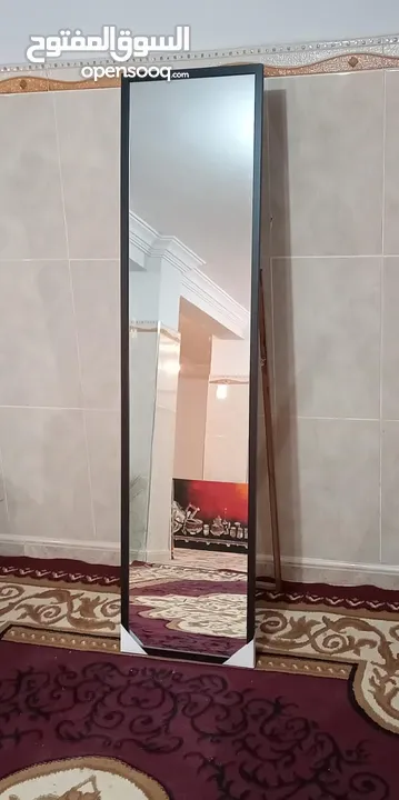 P18: المرايا الوا   القياس   المرآة كاملة بالخشب ط 163.40cm  قياس المرآة زجاج: