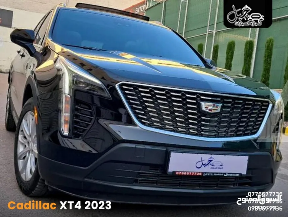 كاديلاك XT4 2023 اعلى صنف فحص كفالة الشركه كاش أو أقساط