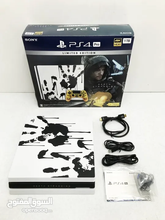 للبيع جهاز  PS4 Pro – نسخة نادرة ومميزة Death stranding