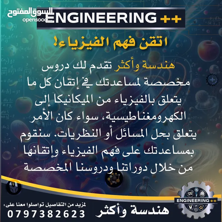 رياضيات وفيزياء لطلبة الجامعات الاردنية والألمانية، كالكولاس 1 + 2 + 3 تحليل وسيط, فيزياء 1 + 2