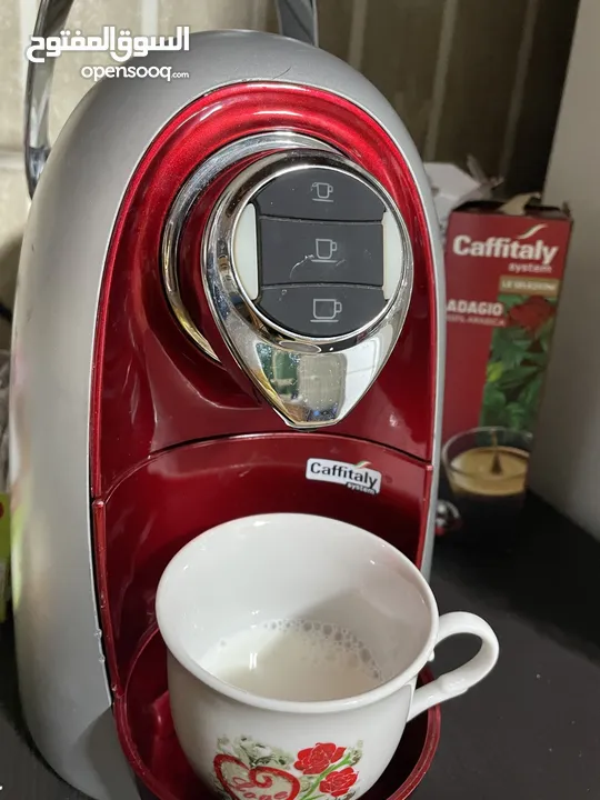 ماكينة قهوة كبسولات caffitaly الاصلية