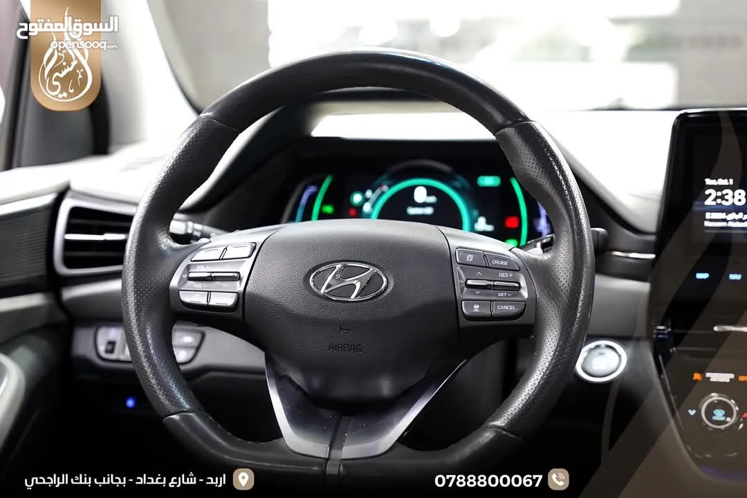 هيونداي ايونك Q 2020 وارد كوري فل كامل اعلى صنف مع فتحه فحص كامل بدون ملاحظات بحالة الوكاله