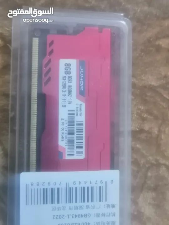 رام 8 جيجا فئة DDR3  بسرعة 1600MHZ