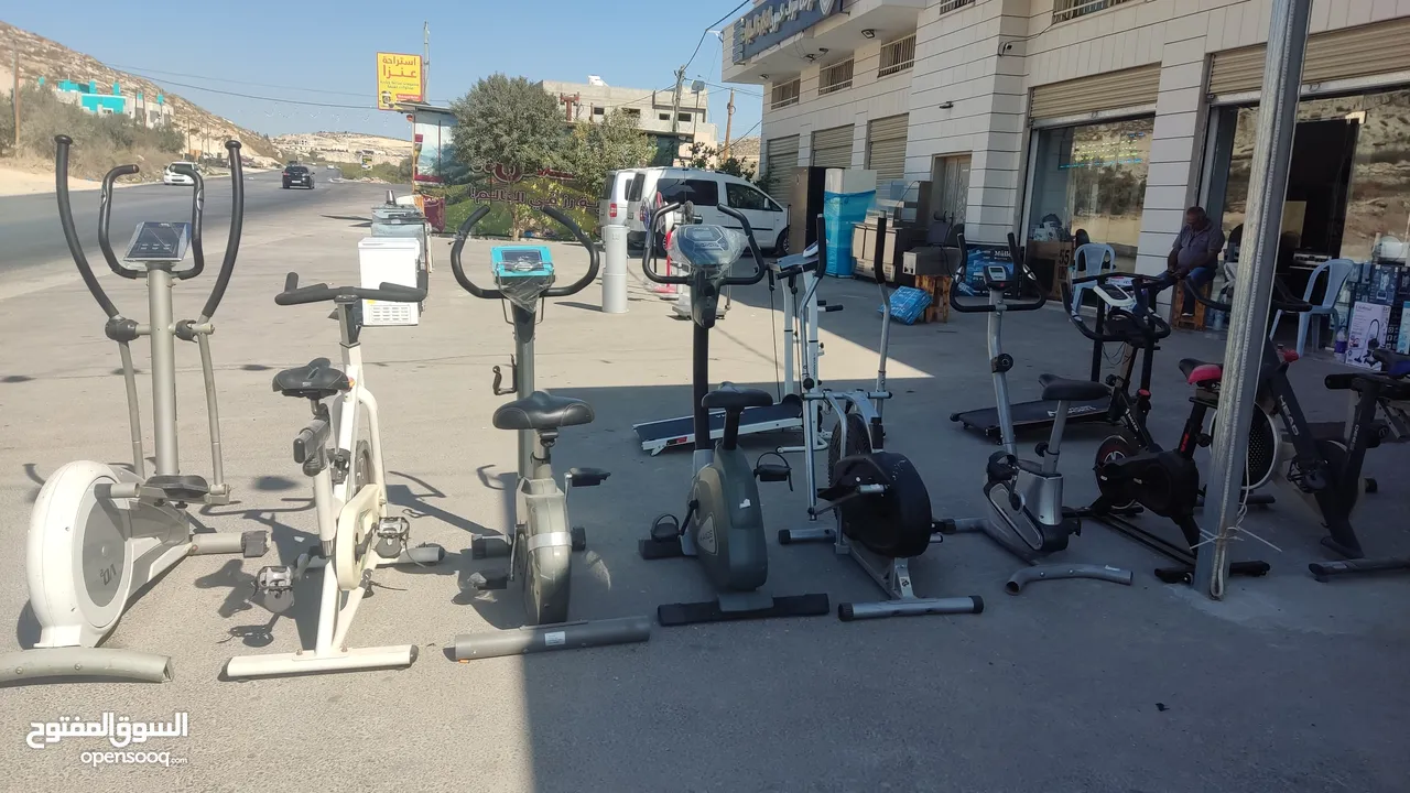 ماكنات هوم جم بحاله ممتازه وسعر ممتاز عرابه جنين وجميع ماكنات الرياضه للبيوت والنوادي