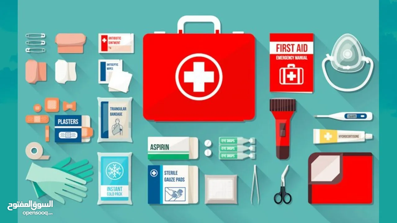 حقيبة شنطة اسعافات أولية first aids سعات مختلفة الاسعافات الاولية حقائب  طبية - Opensooq