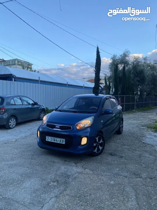 كيا مورنينج ترخيص 2015 باللون المميز عداد قليل فحص نخب اول ولا ضربة ولا حتى بلاطة فل بدون فتحة