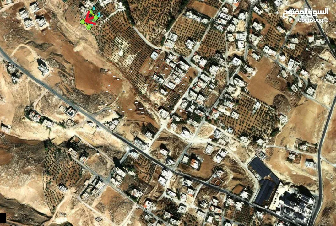 قطعة ارض للبيع شمال عمان في ابونصير منطقة سكنية بسعر مغري