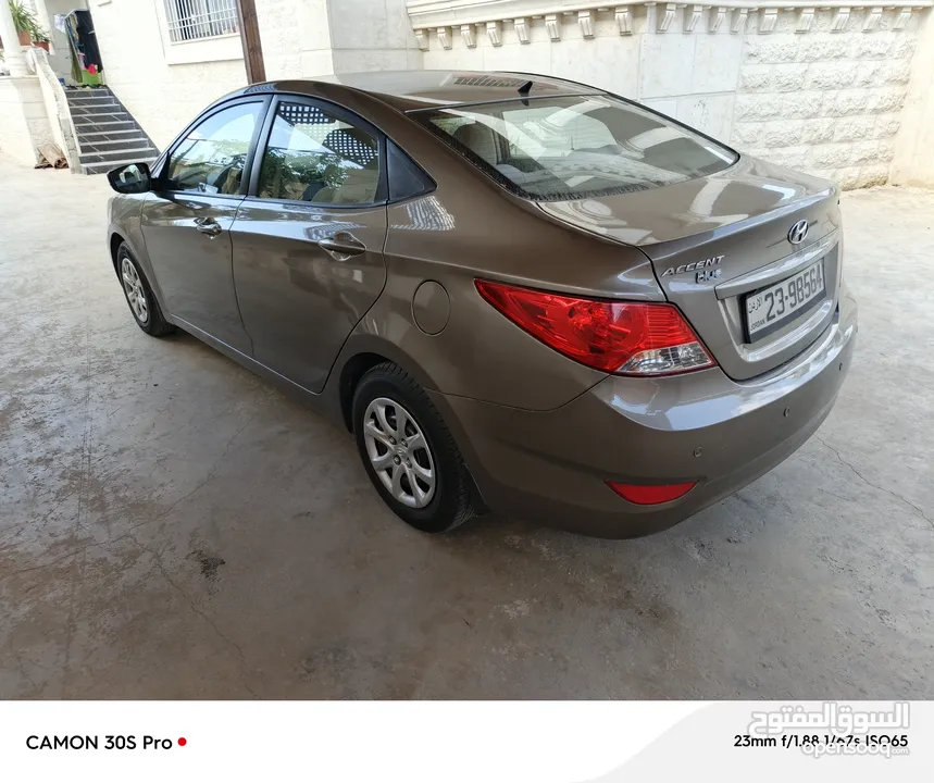 اكسنت 2014محرك 16فحص ليوم7جيد استخدام وممشه خفيف عداد 130km