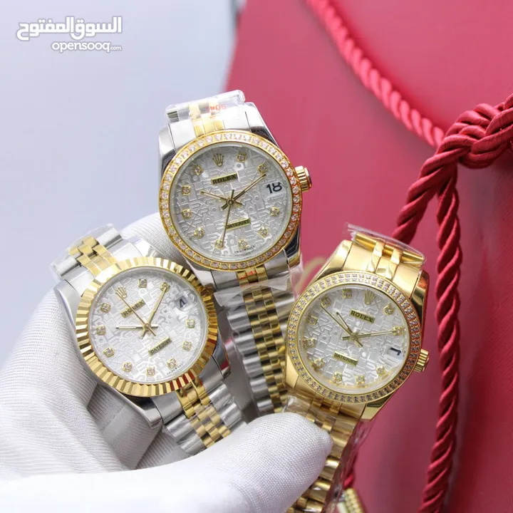 Rolex for ladies SAPPHIRE GLASS  Good quality  رولكس للسيد ضد الخدوش لون ثابت كوالتي جيد