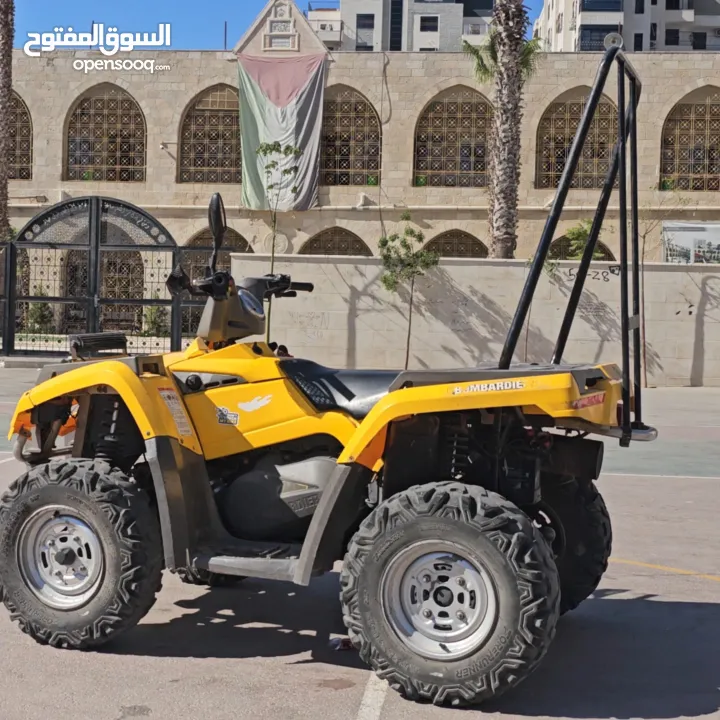 تركترون  بمبادير دفع رباعي  بنزين  2014 450cc