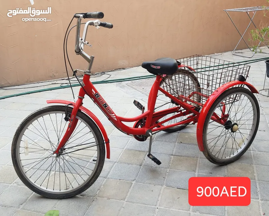 Adult tricycle size 24 inches . Price 900 - (235054454) | السوق المفتوح