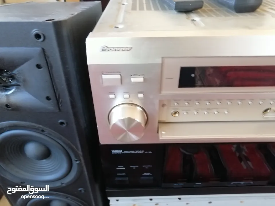مضخم صوت نوع بايونير مسرح منزلي 7.1 Pioneer model VSX-D1011 نظام مسرح منزلي صوت محيطي