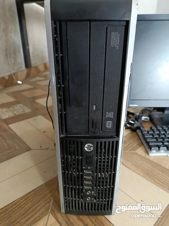 ثلث اجهزة كمبيوتر hp مستعملة مع كامل ملحقاتهم  بحالة جيدة جداً