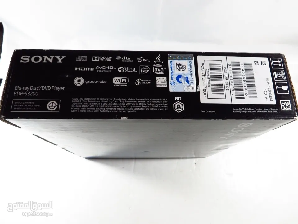 جهاز Sony BDPS3200 Blu-ray Disc Player with Wi-Fi سوني جديد