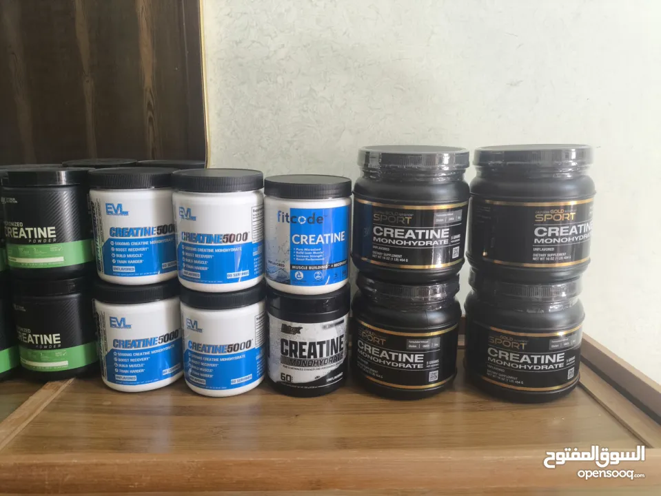 كرياتين مونوهايدرات ماركه عالميه أوزان مختلفه صافي 100% بدون نكهات تاريخ طويل الامد