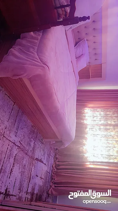 طقم كنب كورنر بحال الوكالة  غرفة نوم تركي مميزة في مجال بالسعر اشي بسيط