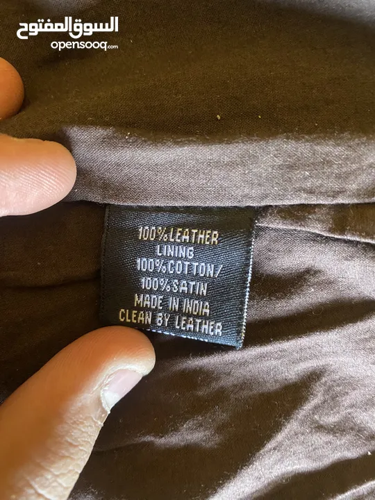جاكيت جلد hidesign leather jacket