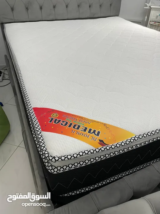Brand new mattress with toper memory